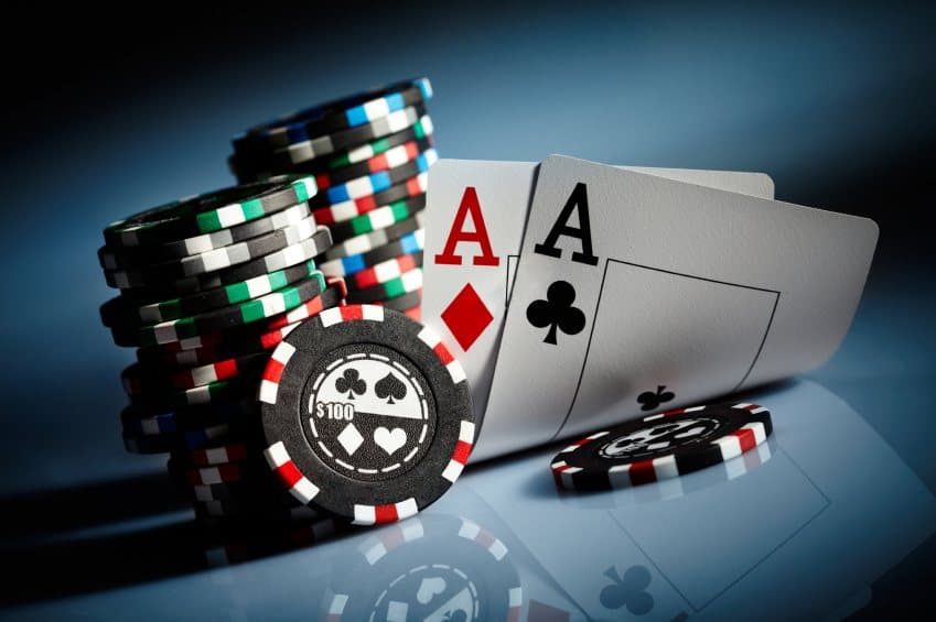 Gaming chips on a casino table — RCG training at CBD College