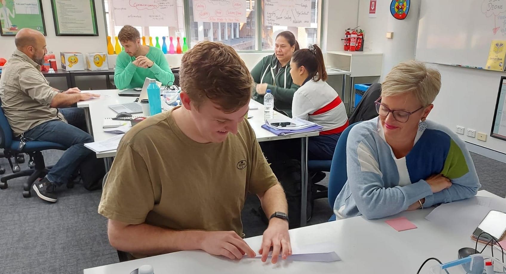 CBD College TAE40122 students in class